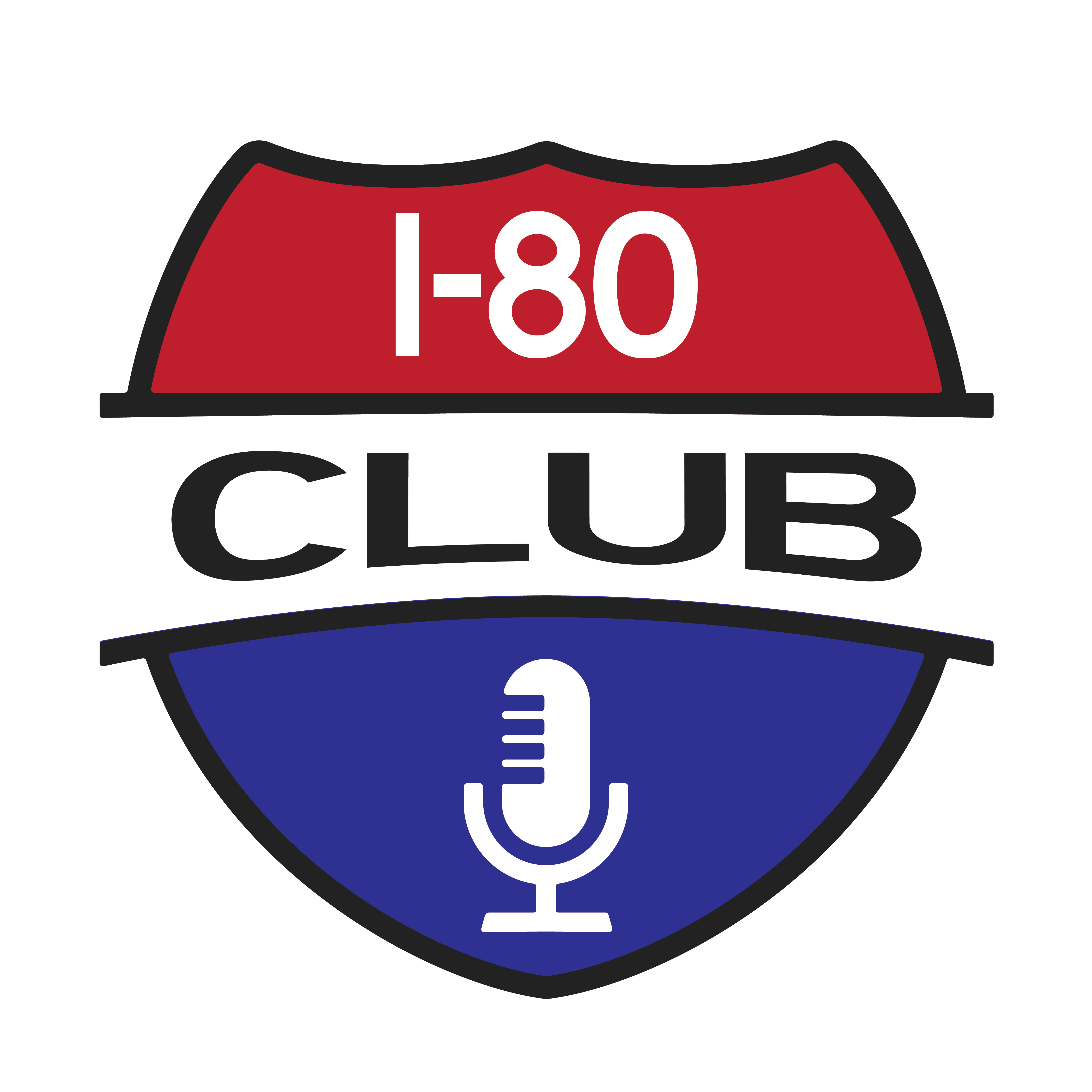 I-80 Club logo overview